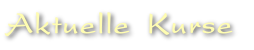Aktuelle Kurse
